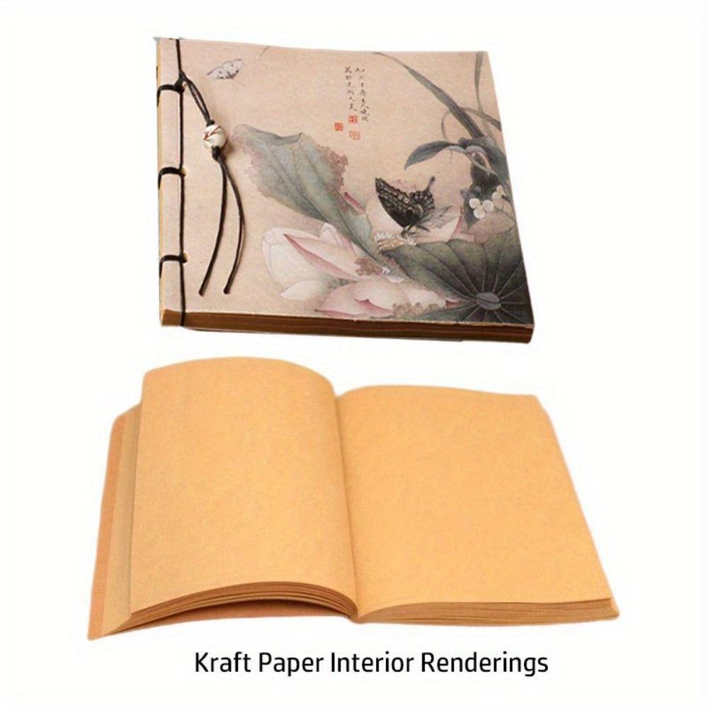 Balíček střapec Line Ancient Style Sketchbook Starožitné poznámky ke skicování Skicovací zápisník