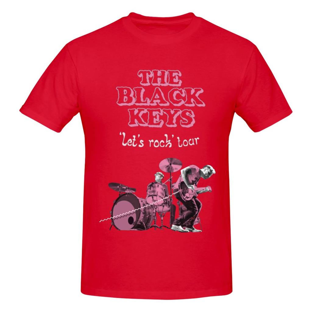 Unisex The Black Keys Trendy T Shirt Streetwear O-neck Cotton Tshirt