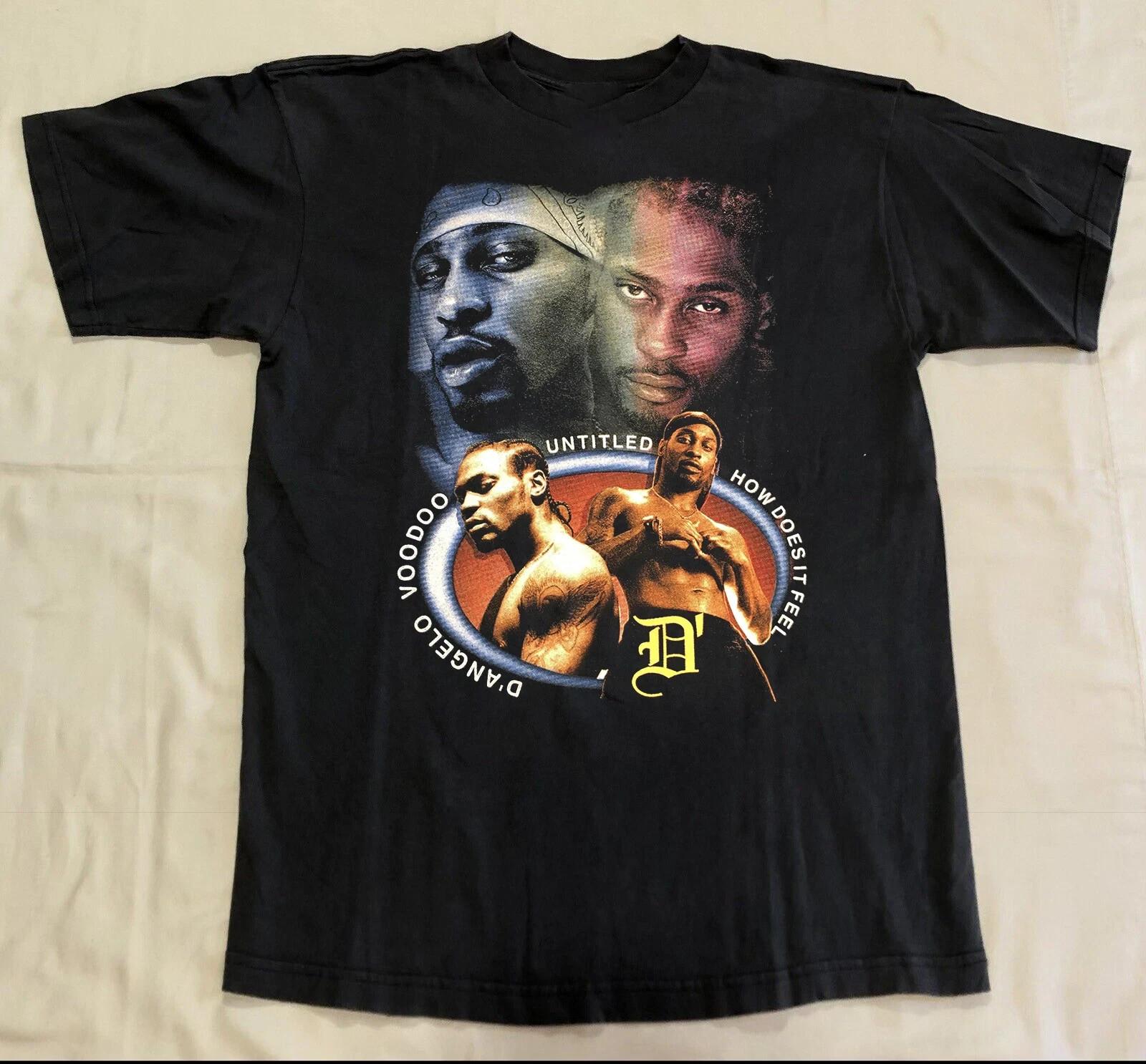 RARE! D angelo Voodoo How Does It Feel Unisex Cotton T-Shirt Gift for Friends XXL