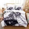 Anime Genshin Impact Arlecchino Bedding Set Duvet Cover Bed Set Quilt Cover Pillowcase Comforter king Queen Size Boys Adult