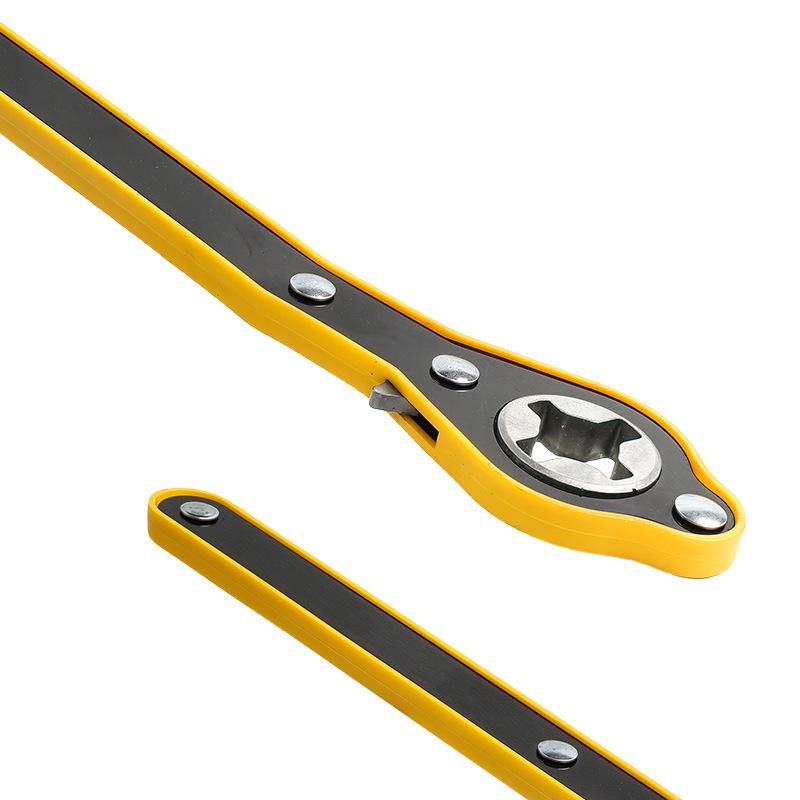 Car Jack Labor-Saving Ratchet Wrench: Scissor Tire Removal Tool for Small Cars