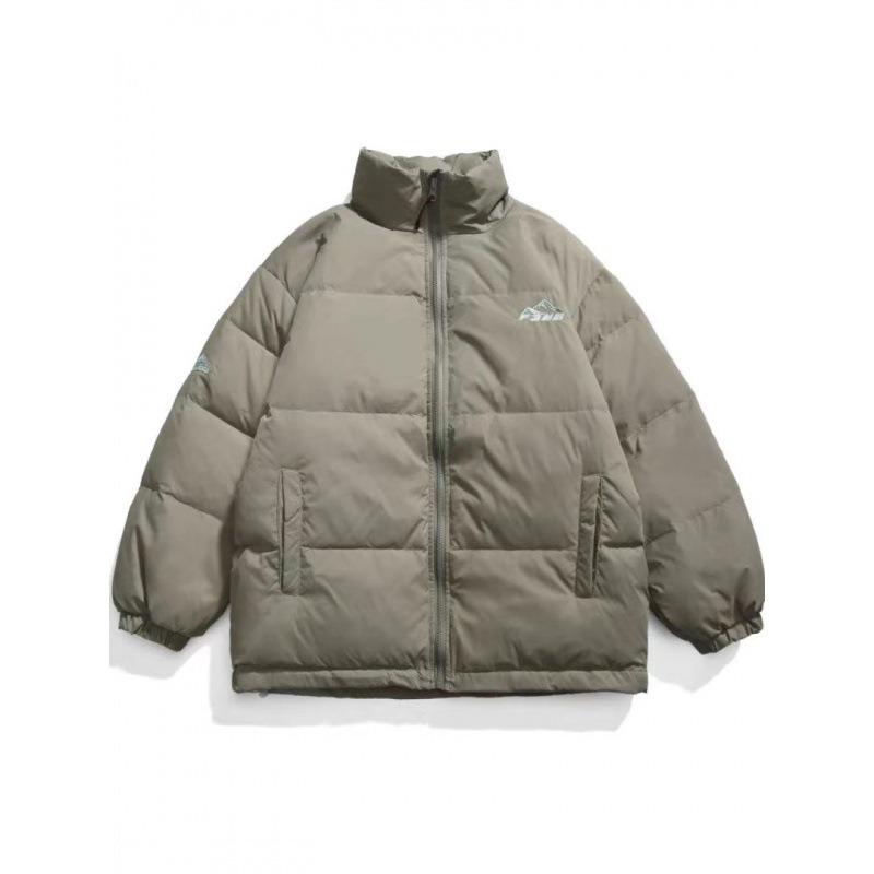 Winter down cotton clothes women's short new loose large size thickened couple bread clothes jacket tide