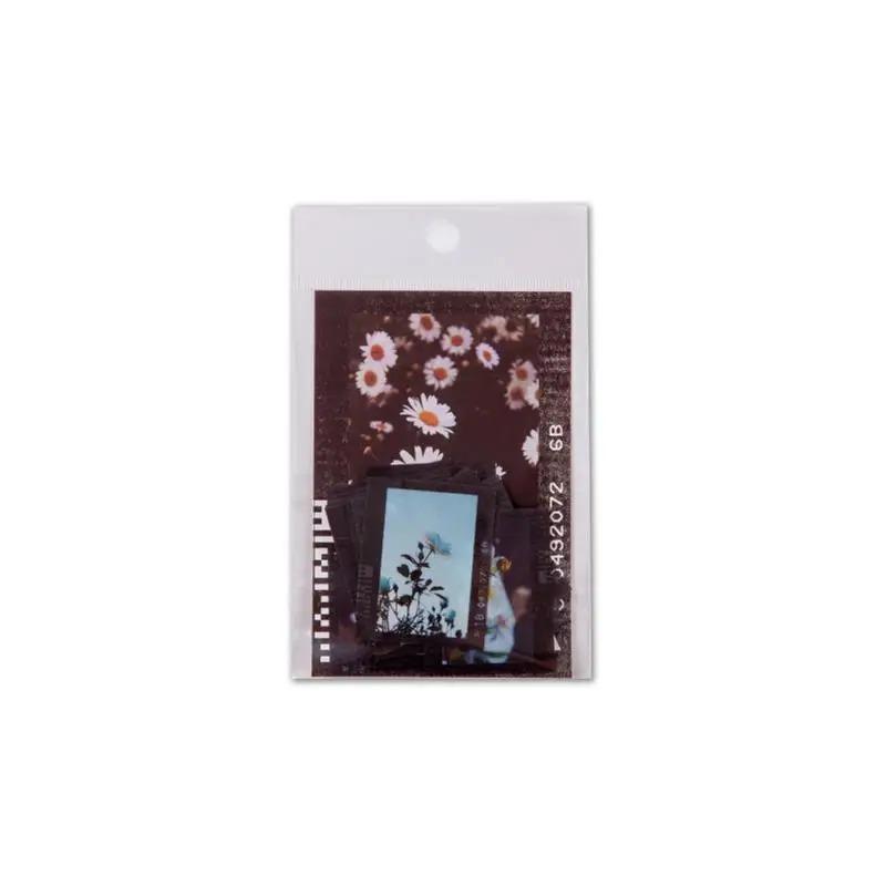 30 buc. PET INS Style Vintage Film Flori Scrapbooking Jurnal Etichete Decorative Autocolante Jurnal Papetarie Album Autocolante