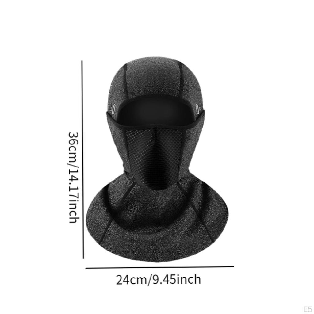 Winter Balaclava Face Mask and Head Thermal Cover Scarf Neck Warmer Hood for Motorcycle