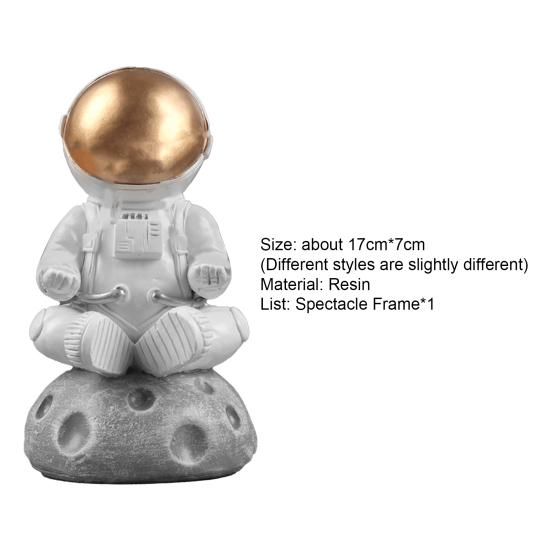 Eyeglass Display Fashionable Hands Holding Design Multi-purpose Resin Astronaut Glasses Holder Stand for Bedside