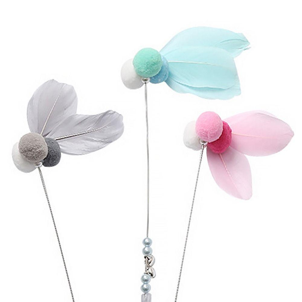 Bite Resistant for Cat Playing Kitten Teaser Stick Cat Fishing Rod Pet Toys Cat Stick Toys