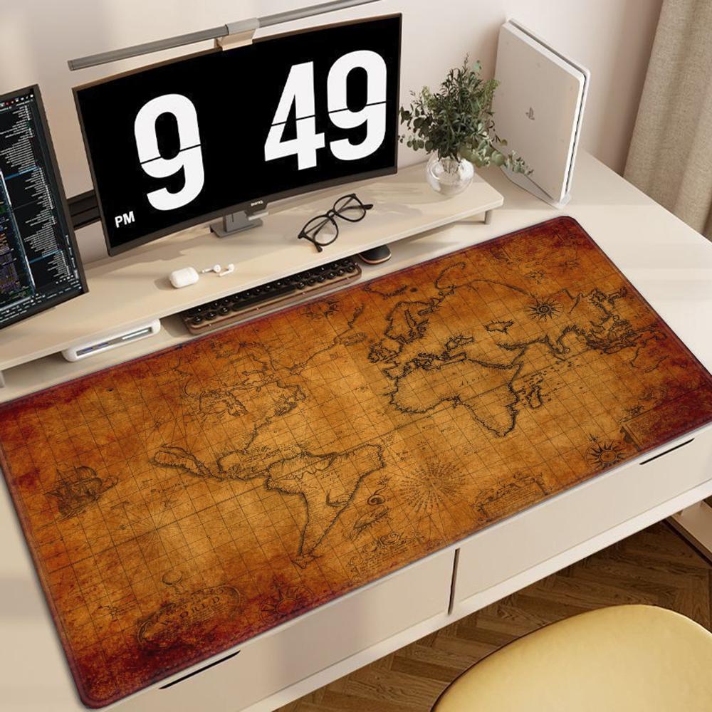 Ancient map of Middle-earth Large Mouse Pad XXL Gaming Desktop Carpet Laptop Desk mat Table Keyboard Accessories Rug 1000×500