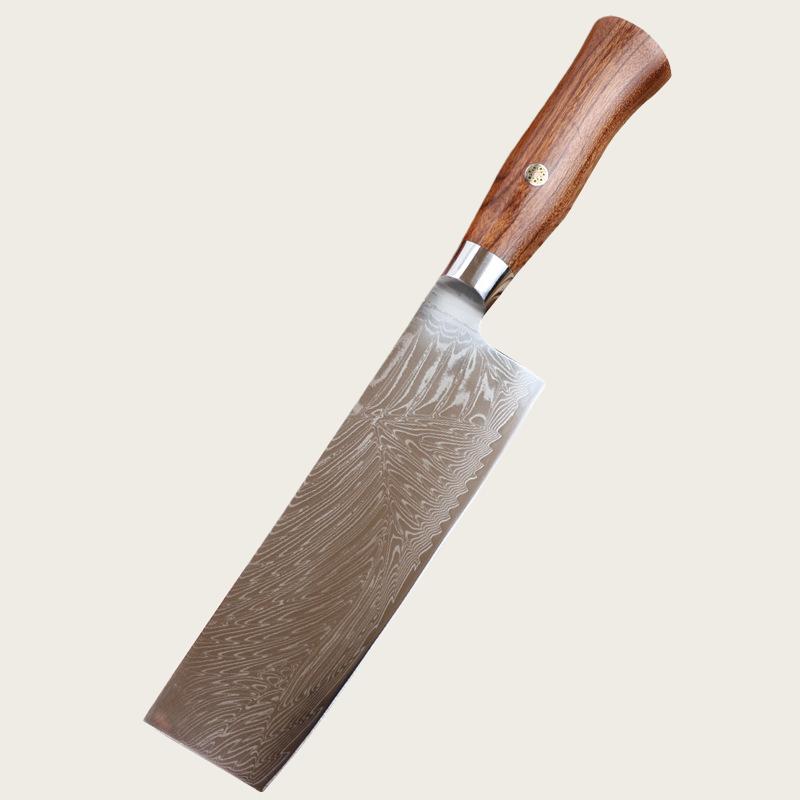 

Damascus Steel Cleaver Knife Household Small Vegetable Slicer, Ultra-sharp Chef Knife Special Slicing Knife, Kitchen Meat Slicer