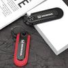 1pcs Carbon Fibre Leather Keychain Creative Car Keyring For Honda Civic XR-V CR-Z CRV HRV City Accord Legend Jazz RR VTi Fit BO8