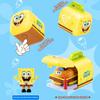 SpongeBob SquarePants Blind Box Building Blocks Cartoon Food Model Bricks Collection Display Childrens DIY Toys Holiday Gifts