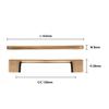 Cabinet Handles Furniture Cabinet Hardware Handle Pull Long Champagne Bronze Metal Key Modern Door Pull Kitchen Cabinet Handles