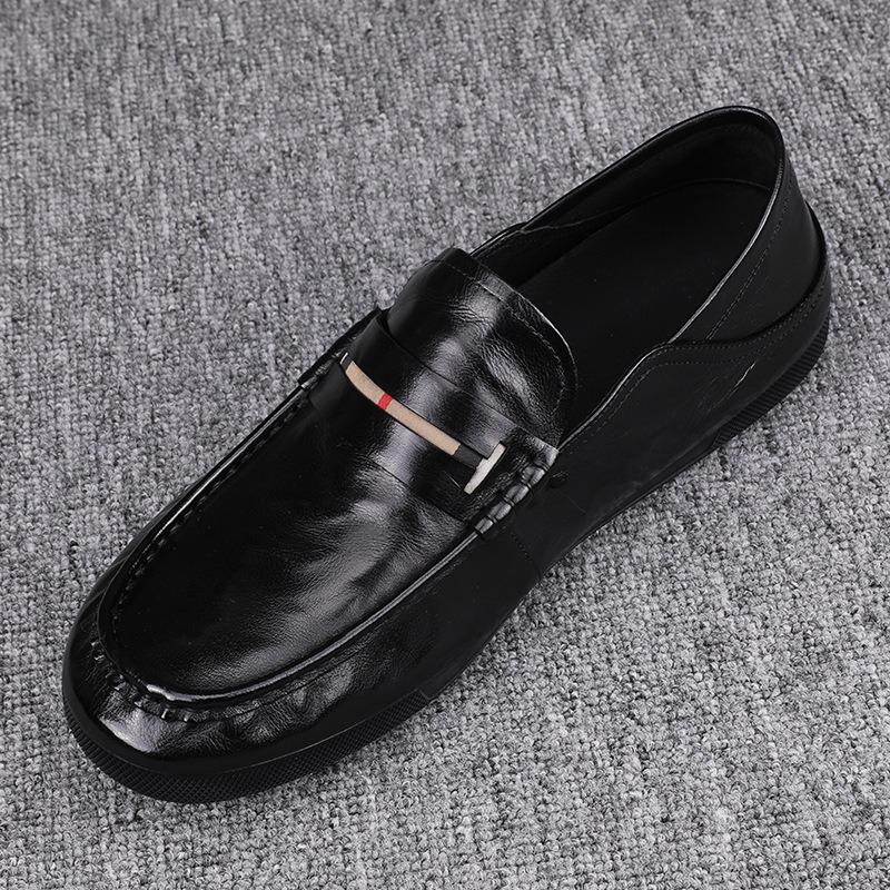 Genuine Leather Men's Loafers Slip-on Men's Casual Shoes New Wear-resistant Male Flats 2025 Hot Sell Shoes for Men Tenis Hombres