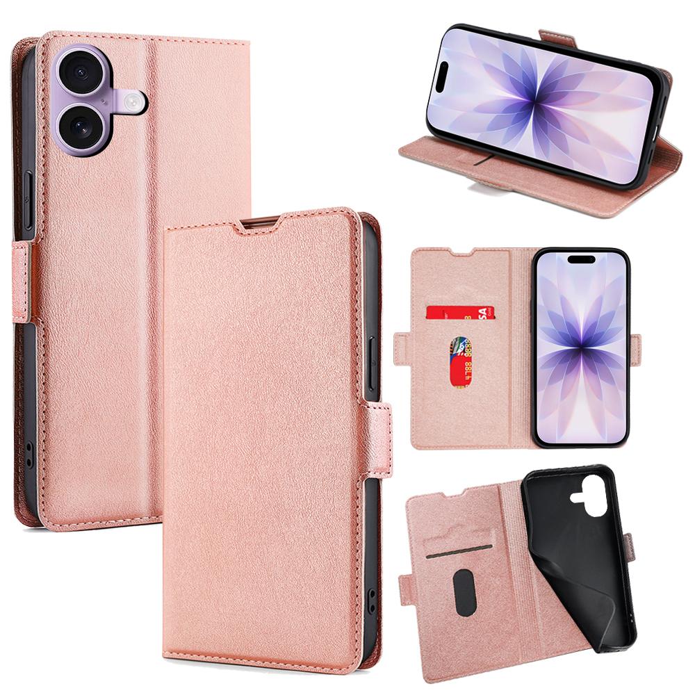 

For iPhone 17 Case Card Holder PU Leather Phone Cover