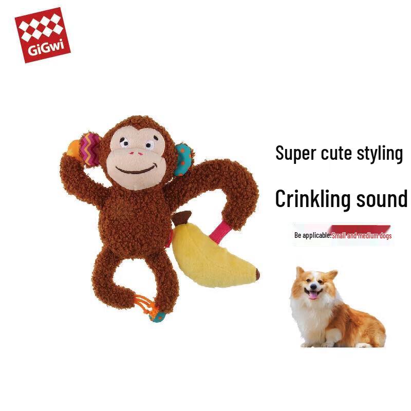 GiGwi Naughty Monkey Dog Toy
