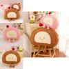 Cute Swiss Roll Plush Doll Pillow With Short Plush Fabric For Bedroom Decor And Comfort