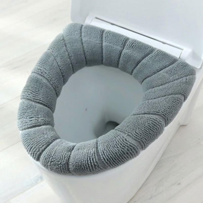 Riyue Xingchen Thick Knitted O-shaped Toilet Seat Cover