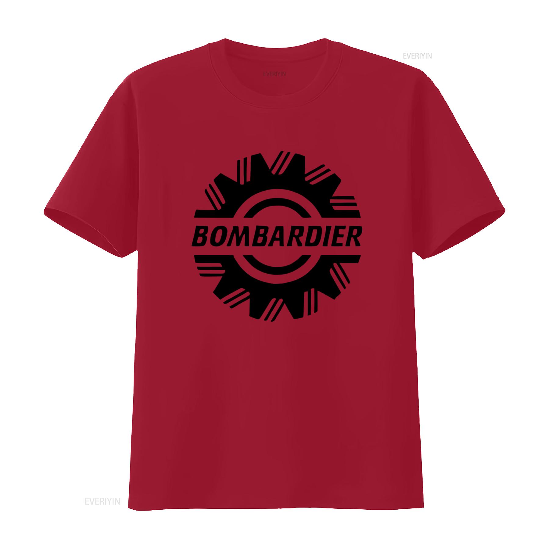 Bombardier Aerospace Logo Mens Black T Shirt Available in Sizes S to 5XL vintage Washed Casual Comfortable streetwear S