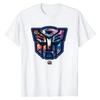 2026 Transformers Autobot Logo TShirt Battle Scene Graphic Print Crew Neck 100 Cotton Fashion Casual Streetwear Tops