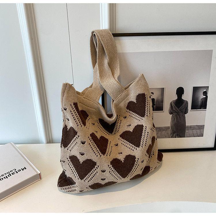 Large capacity tote bag woven bag summer shoulder bag women's hand-woven bag new holiday beach bag