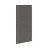 Roleta Plisowana Czarna 60X150 Cm Szerokość Tkaniny 59,4Cm
