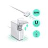 Chargeur MacBook Pro - T-Tip - 60W - Compatible MagSafe 2 - Adaptateur Secteur - 1,8 M De Câble