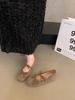2025 autumn French retro bow Mary Jane shoes women's versatile inner height increase round head with skirt fashion shoes