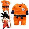 Adorable Newborn Baby Boys Dragon Ball Z Cosplay Romper Bodysuit For Halloween