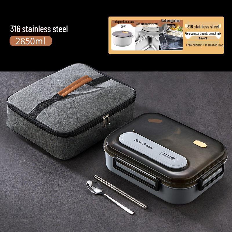 ZISIZ 316L Stainless Steel Insulated Lunch Box