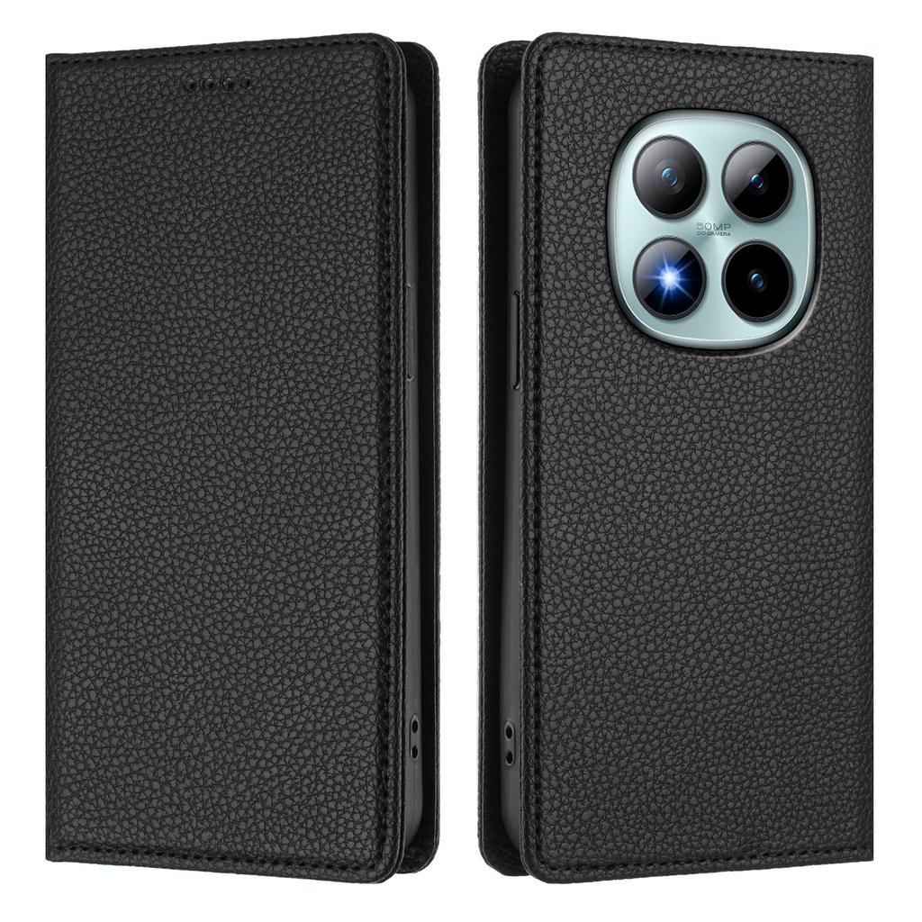 For Xiaomi Redmi Note 15 Pro+ 5G Wallet Case RFID Blocking Litchi Texture Leather Mobile Cover