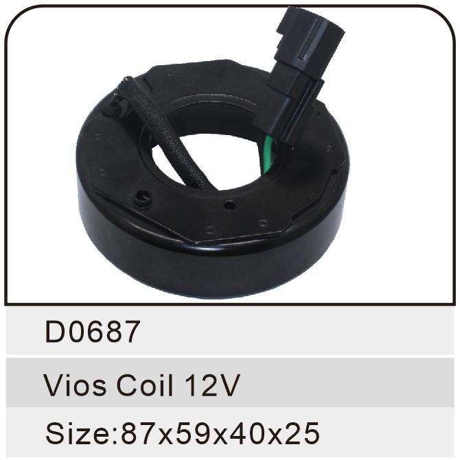 Automotive AC Compressor Electromagnetic Clutch for New Vios & Zhisheng (87x59x40x25)