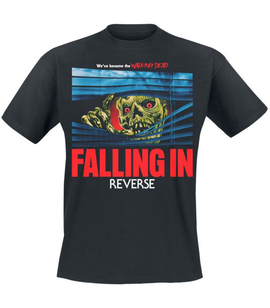 

Walking Dead T-Shirt black by Falling In Reverse Round Neck 100% Cotton M