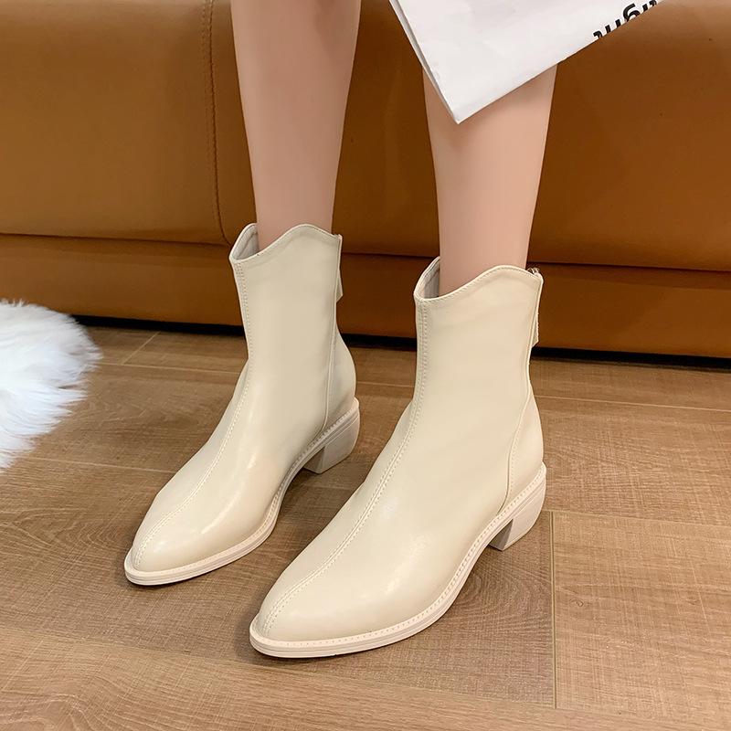 Fujin Botas de invierno para mujer con botines negros de felpar Zapatos de  moda Zapatos de moda Zapatos casuales comprar a buen precio — entrega  gratuita, reseñas reales con fotos — Joom
