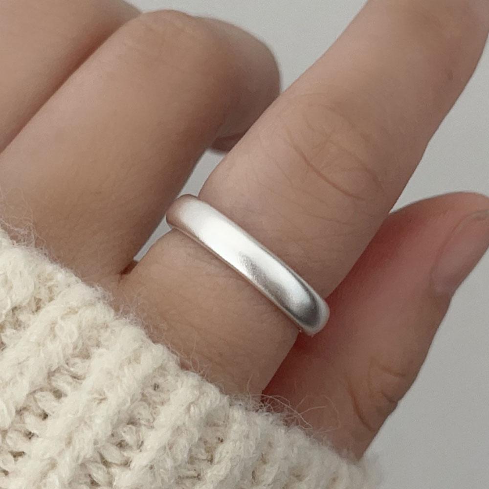 Xiaomi BF CLUB 925 Sterling Silver Rings For Women Simple Finger Open Vintage Handmade Interware Ring Allergy For Party Birthday Gift
