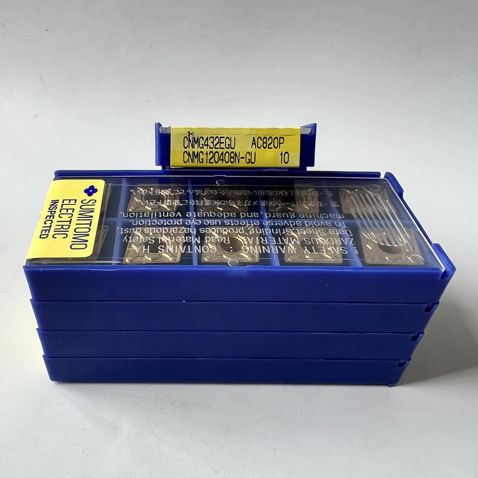 

Original / CNMG120408N-GU AC820P / Industrial indexable Carbide Inserts 10 Pcs
