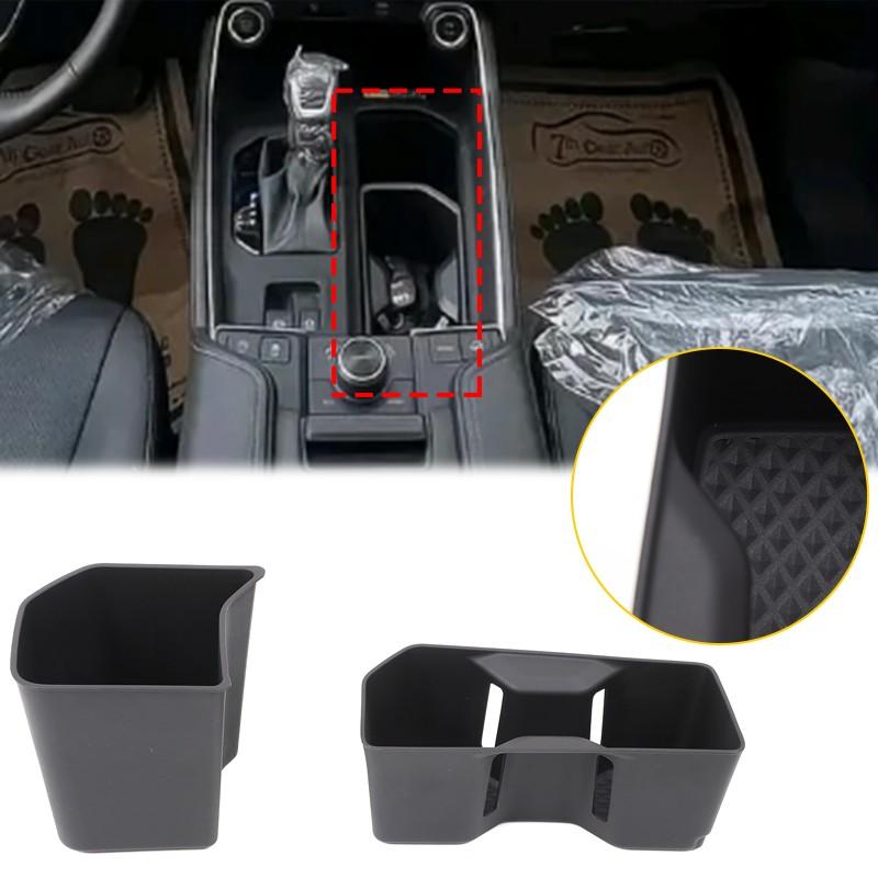 Black TPE ert Center Console Cup Holder For Toyota Grand Highlander 2024+