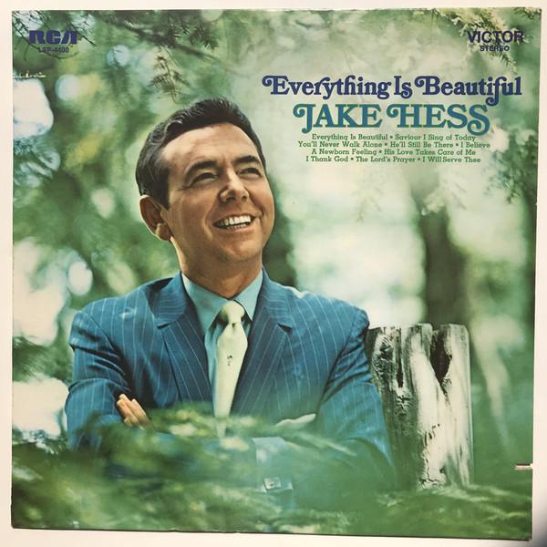 

LP Record JAKE HESS - Everything Is Beautiful LSP4400 RCA VICTOR 1970 US Folk Used
