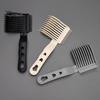 2Pcs Barber Fade Comb Professional Positioning Blending Curved Hair Clipper Comb Home Salon Hairdresser Men Hair Cutting Comb Barber Haircut