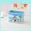 Labubu Beach Cake Boat Rocket Grid Cartoon Pattern Folding Storage Box For Makeup And Stationery Organization