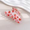 Acrylic Hair Claw Clips for Women And Girls Flower Fruits Design Thick Thin Hair Styling Accessories Sweat Catch Hairgrip