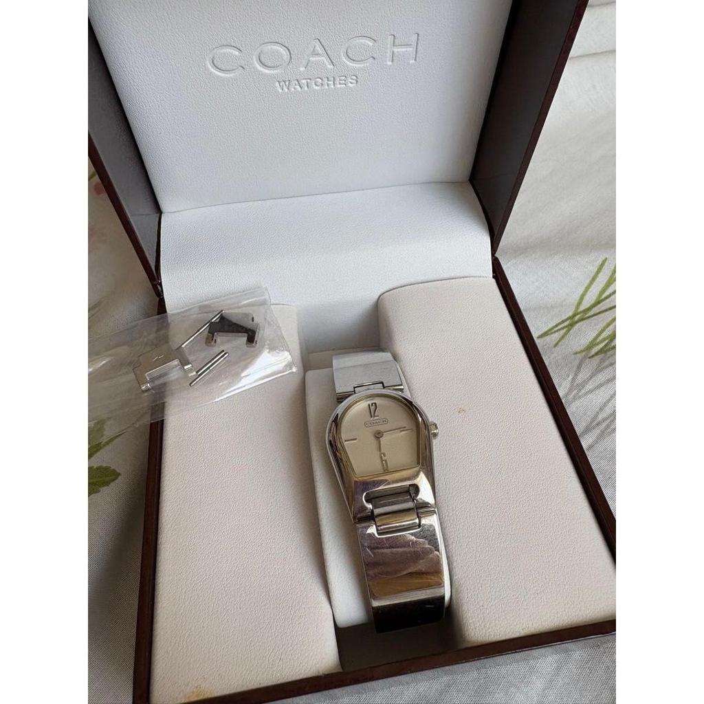 Used COACH watch ladies silver