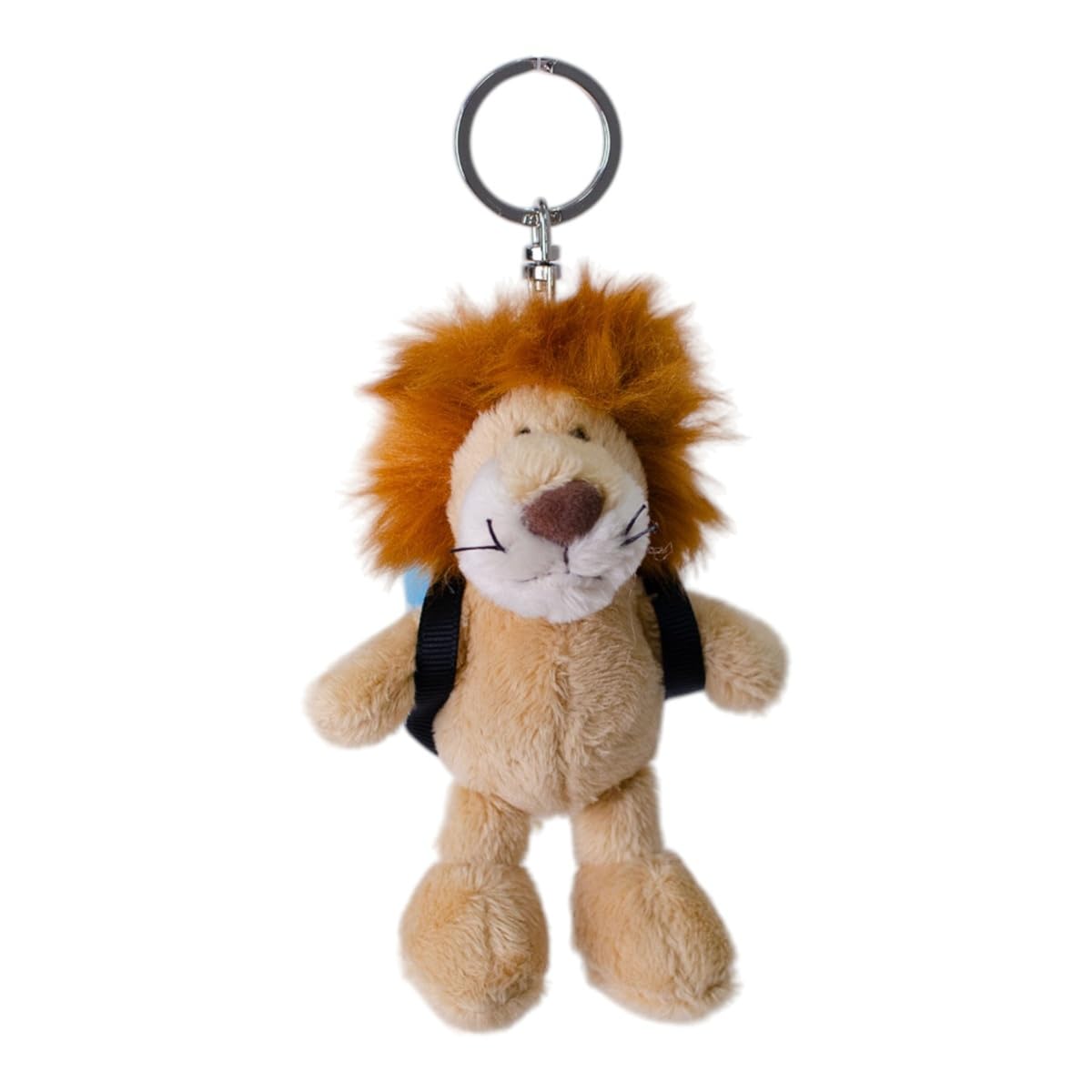 

[Niki] OUTDOOR PRODUCTS Keychain Lion 10cm Backpack Blue Kids W6×D6×H10cm
