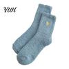 Non Slip Indoor Floor Socks 1 Pair Women's Fuzzy Slipper Socks, Soft Plush Warm Winter Foot Warmer for Women Home Sleeping Fluffy Cozy Fleece