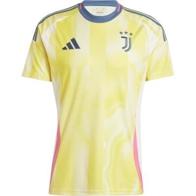 adidas Juventus SS24 Away Jersey Gradient Design Breathable Training Short Sleeve Football Shirt Men Jersey Yellow White JH1357