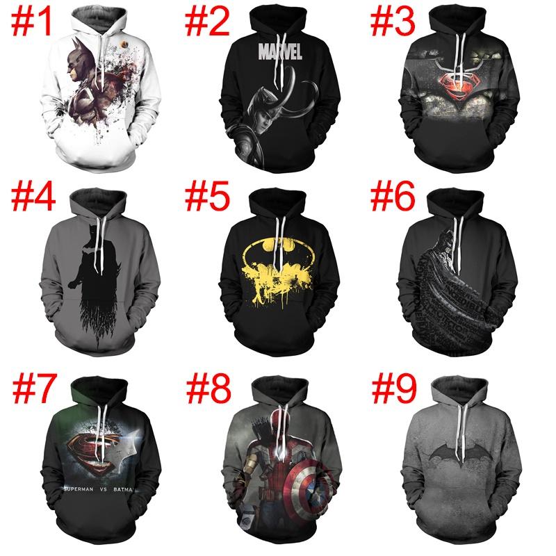 Premium Quality Superhero Batman 3d Print Hoodie Sweatshirt For Women And Men M-4xl