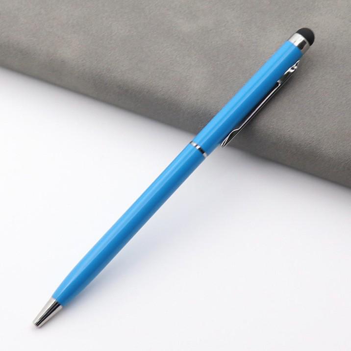 Multi-Color Metal Ballpoint Pen - Capacitive Touchscreen Stylus, Medium Oil, Custom Logo Option, Perfect for Gifts
