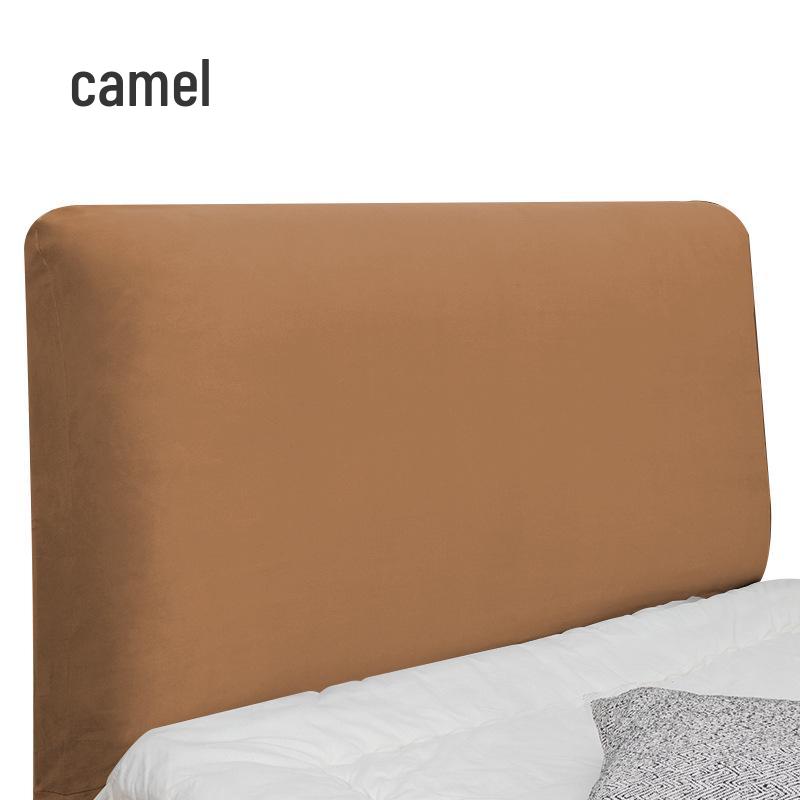 

Detachable Washable Upholstered Deer Velvet Bed Head Cover Width 1.2m, Bed Thickness 15-30cm