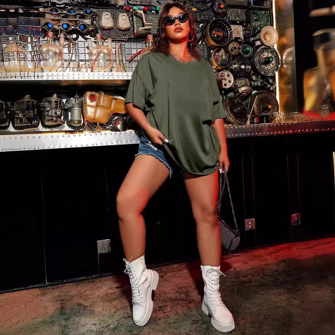 Футболка с круглым вырезом и графическим принтом — фото 5