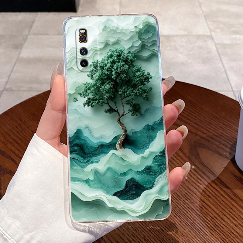 Casing For Vivo IQOO Neo 3 / IQOO Z1 Shells Clear Silicone Jelly Soft TPU Back Cover Case Cute Rabbit Cat Dinasaur Phone Case