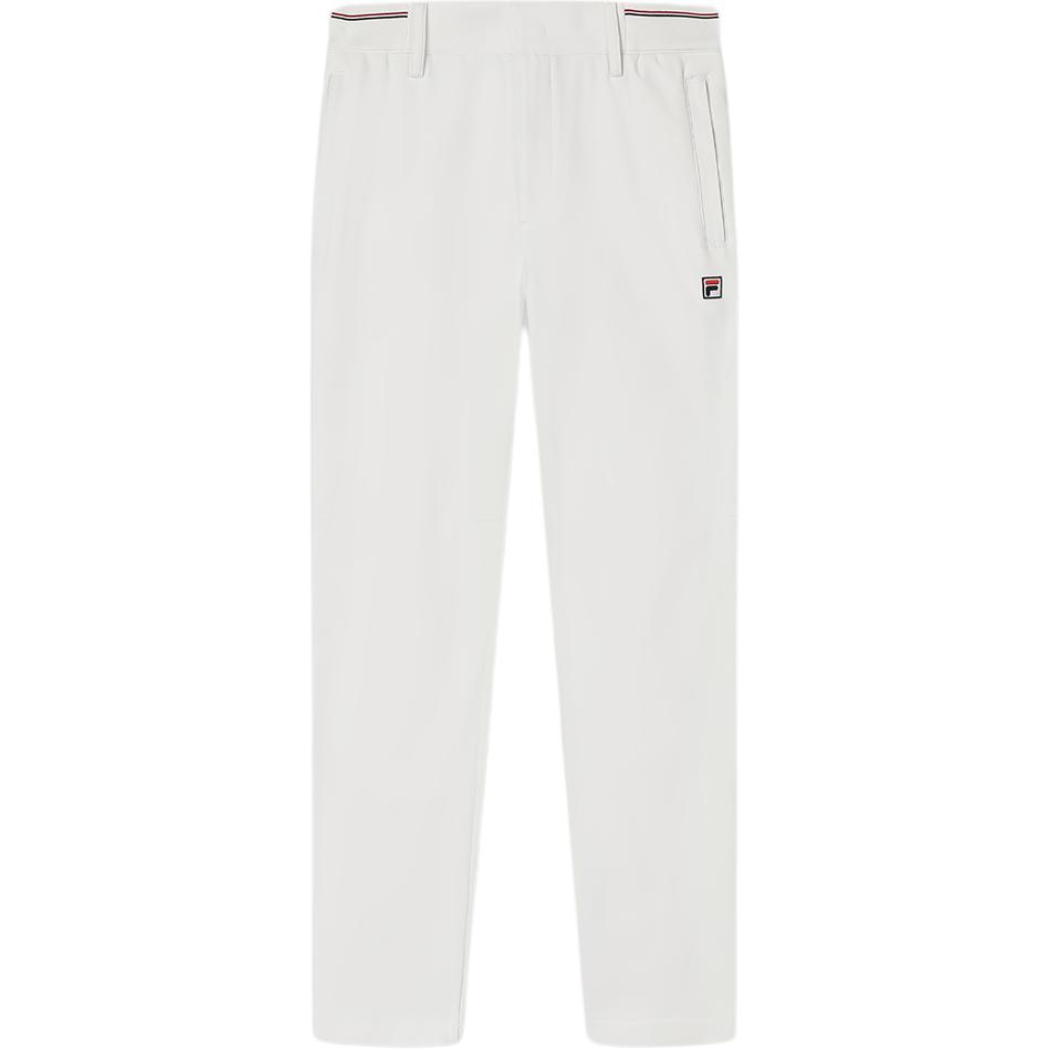 

FILA Official Mens Woven Trousers 2023 Winter New Fashion Simple Basic Casual Pants Men bottoms Cloud-White F11M349806F-WT M