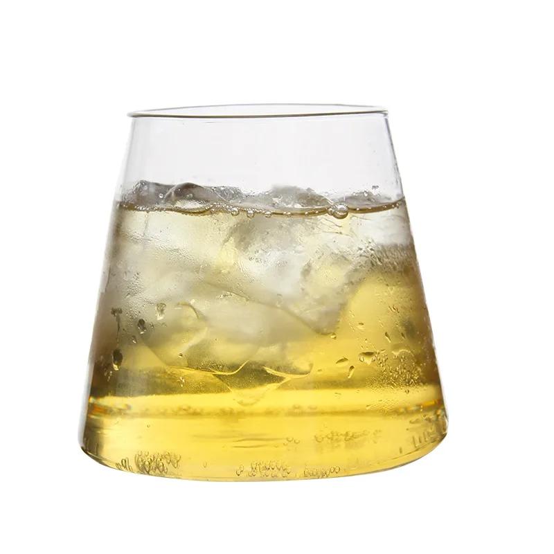 Creative Mountain Shape Water Cup Japanese Transparent Glass Cup Juice Tea Wine Glass Coffee Mug Drinking Cup Whiskey Glass